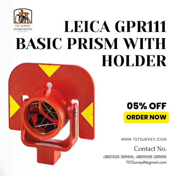 LEICA GPR111 Basic Prism with Holder