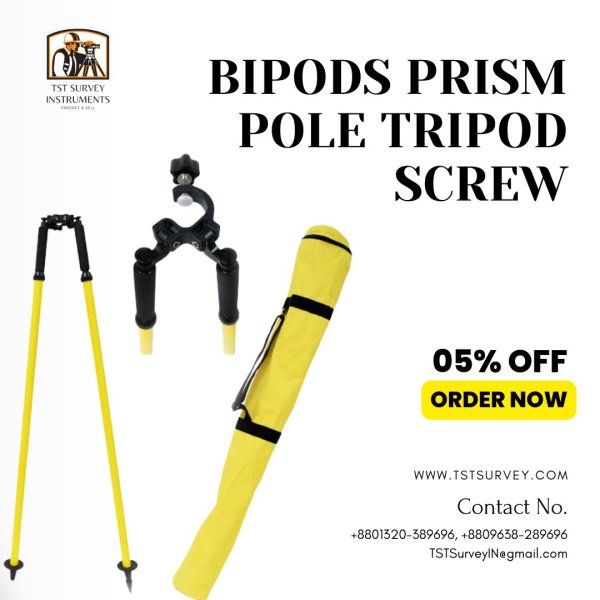 Bipods Prism Pole Tripod Screw Lock