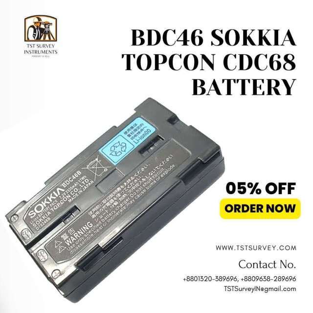 BDC46 Sokkia Topcon CDC68 Battery