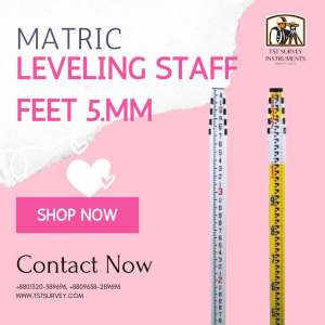 Levelling Staff FEET MATRIC 5.MM