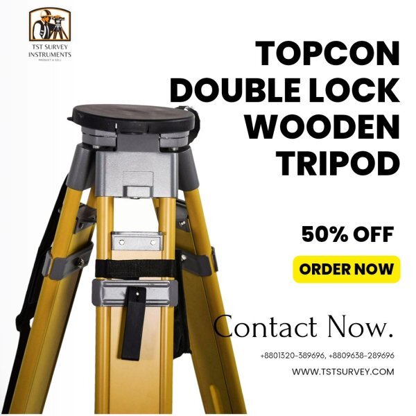 SOKKIA TOPCON Standard Wooden Tripod